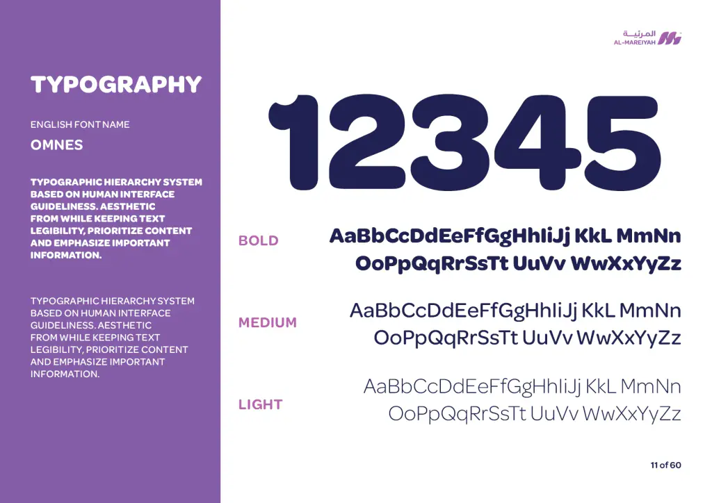 Al-Mareiyah: brand guidelines page 6