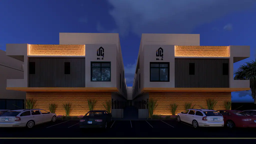 Bana Real Estate: project 84 render with signage 2