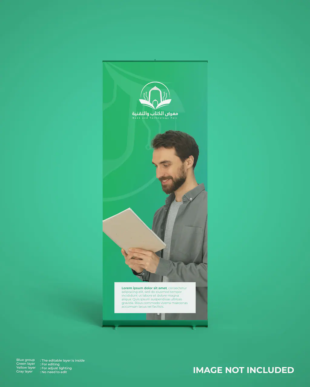 Book & Technology Fair: first direction · roll-up