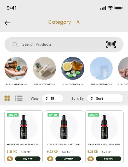 Healoff: app screen 4