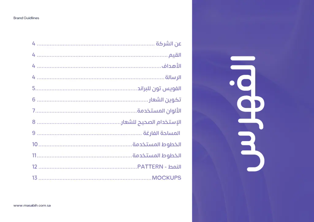 Masabih: brand guidelines, page 6