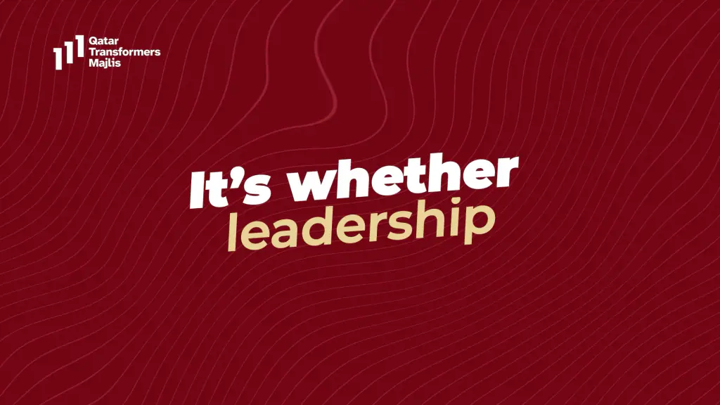 Kinetic type: it's whether leadership is ready