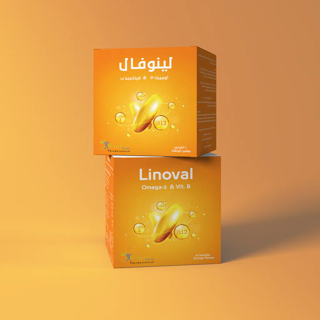 Twins Pharma packaging: linoval and Immutwins 1