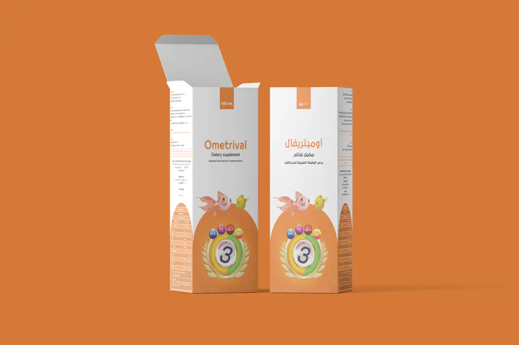 Twins Pharma packaging: ometrival 2