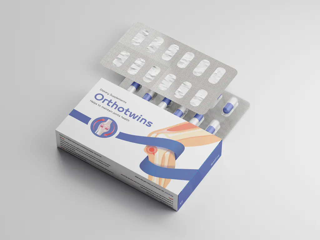 Twins Pharma packaging: orthotwins 3