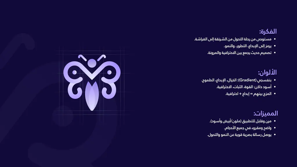 Pupal Agency: logo idea presented 2