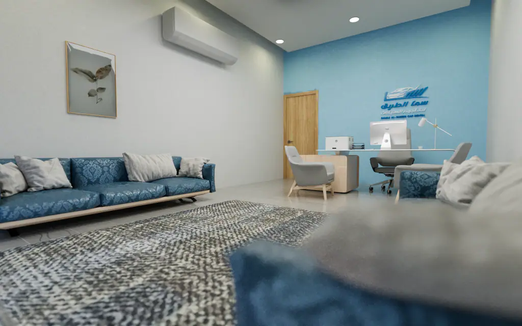 Samaa Al-Tareeq Car Rental: office interior 1