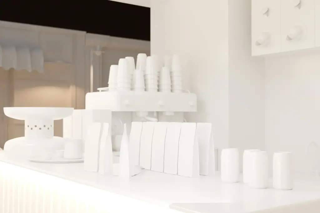Coffe Shope 3d Model