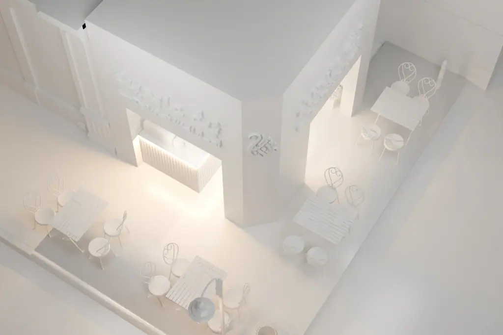 Coffe Shope 3d Model