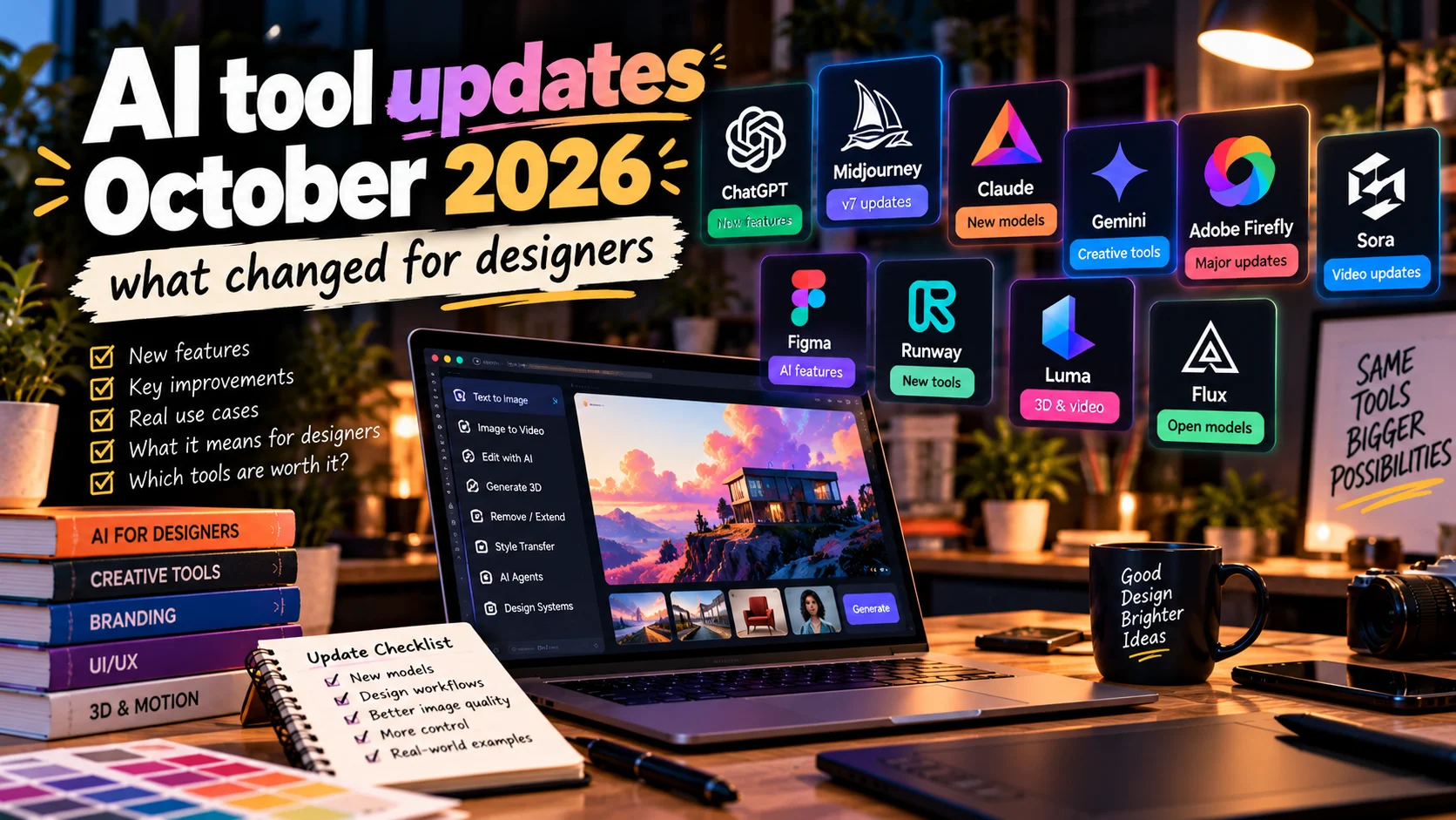 AI tool updates October 2026: what changed for designers